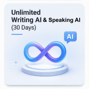 Unlimited Writing & Speaking AI (30 Days)