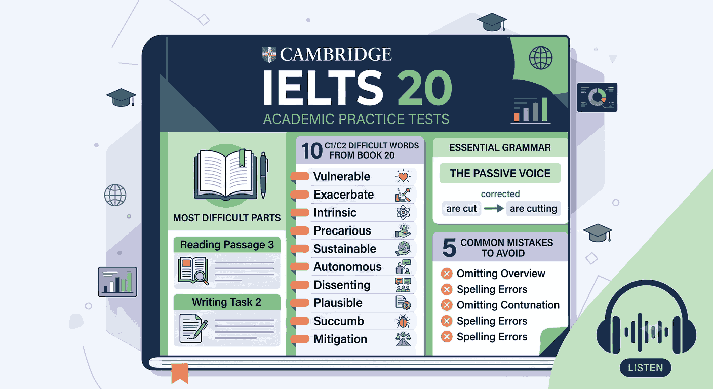 Cambridge IELTS Test Book 20 – Success Formula