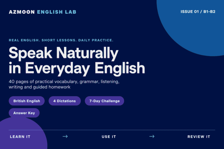 Speak Naturally in Everyday English – Magazine